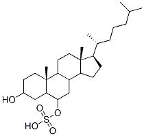 3-hydroxycholestan-6-yl sulfate 结构式