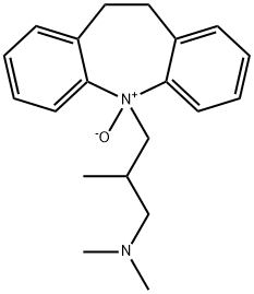 10,11-二氢-N,N,BETA-三甲基-5H-二苯并[B,F]氮杂卓-5-丙胺 N-氧化物 结构式
