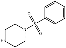 1-苯磺酰基哌嗪 结构式