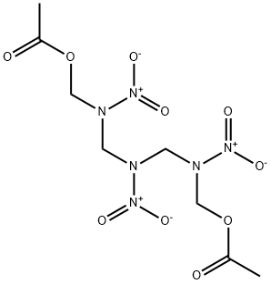 [(nitroimino)bis[methylene(nitroimino)]]dimethyl diacetate 结构式