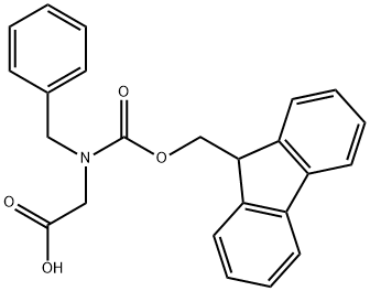 FMOC-N-苄基甘氨酸 结构式