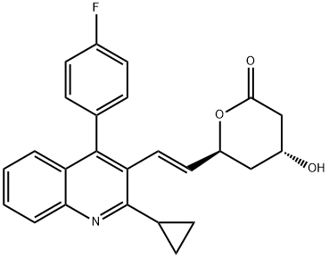匹伐他汀内酯 结构式