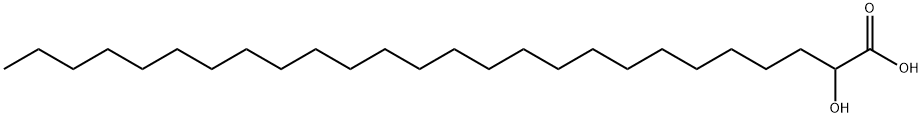 2-羟基-二十六烷酸 结构式
