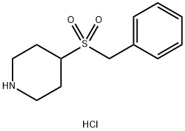 4-BENZYLSULFONYLPIPERIDINE HYDROCHLORIDE 结构式