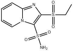 2-乙磺酰基咪唑并[1,2-a]吡啶-3-磺酰胺 结构式