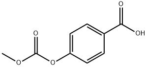 4-甲氧基羰氧基苯甲酸 结构式
