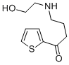 1-Butanone, 4-((2-hydroxyethyl)amino)-1-(2-thienyl)- 结构式