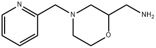 C-(4-吡啶-2-甲基-吗啉-2-基)-甲基胺三盐酸盐 结构式