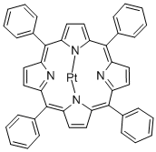 5,10,15,20-四苯基卟啉铂 结构式