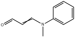 3-(N-苯基-N-甲基)氨基丙烯醛 结构式