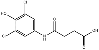 N-(3,5-dichloro-4-hydroxyphenyl)succinamic acid 结构式