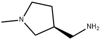 (S)-1-甲基吡咯烷-3-甲胺 结构式