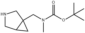 (3-Aza-bicyclo[3.1.0]hex-1-ylmethyl)-methyl-carbamic acid tert-butyl ester 结构式