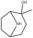 2-Hydroxy-2-methyl-8-azabicyclo[3.2.1]octane 结构式