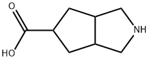 Hexahydrocyclopenta[c]pyrrole-5-carboxylic acid 结构式