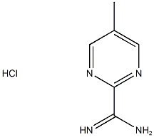 5-Methylpyrimidine-2-carboxamidine hydrochloride 结构式