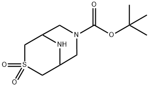 7-Boc-3-Thia-7,9-diazabicyclo-[3.3.1]nonane-3,3-dioxide 结构式