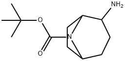 2-氨基-8-氮杂双环[3.2.1]辛烷-8-羧酸叔丁酯 结构式