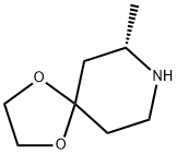 (7S)-7-methyl-1,4-dioxa-8-azaspiro[4.5]decane 结构式