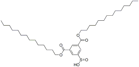 3,5-bis-(tetradecyloxycarbonyl)benzenesulfinic acid 结构式