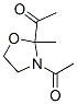 Oxazolidine, 2,3-diacetyl-2-methyl- (9CI) 结构式
