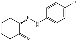 1,2-环己烷二酮[(4-氯苯基)肼酮] 结构式