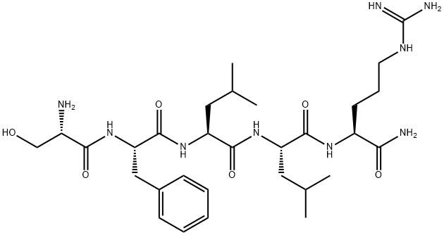SER-PHE-LEU-LEU-ARG-NH2 结构式
