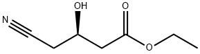 R(-)-4-氰基-3-羟基丁酸乙酯 结构式