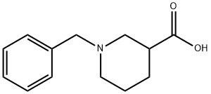1-BENZYLPIPERIDINE-3-CARBOXYLIC ACID 结构式