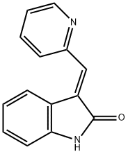 (E)-3-(pyridin-2-ylmethylene)indolin-2-one 结构式