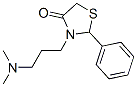 2-phenyl-3-(N,N-dimethylaminopropyl)-1,3-thiazolidin-4-one 结构式