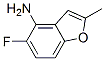 4-Benzofuranamine,  5-fluoro-2-methyl- 结构式