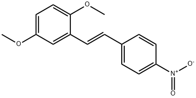 TRANS-2,5-DIMETHOXY-4'-NITROSTILBENE 结构式