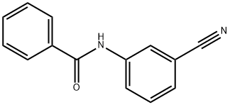 N-(3-氰基苯基)苯甲酰胺 结构式