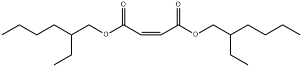 马来酸二乙基己酯 结构式