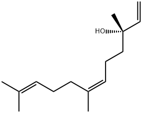 3,7,11 -Trimethyl-1,6,10-dodecatrien-3-ol 结构式