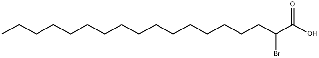 2-溴代硬脂酸 结构式
