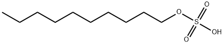 decyl hydrogen sulphate 结构式