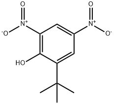 2,4-Dinitro-6-tert-butylphenol 结构式