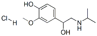 (1-METHYLETHYL)-NORMETADRENALINE HYDROCHLORIDE 结构式