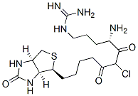 biotinylarginylchloromethane 结构式