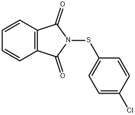 2-(4-Chlorophenylsulfanyl)isoindole-1,3-(2H)-dione 结构式