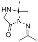 4-Imidazolidinone, 2,2-dimethyl-3-[(1-methylethylidene)amino]- 结构式