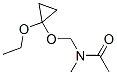 Acetamide,  N-[[(1-ethoxycyclopropyl)oxy]methyl]-N-methyl-  (9CI) 结构式