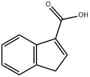 1H-茚-3-羧酸 结构式