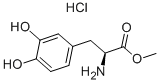盐酸左旋多巴甲酯 结构式