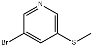 3-溴-5-(甲硫基)砒啶 结构式