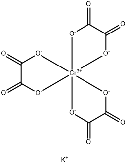 CHROMIC POTASSIUM OXALATE 结构式