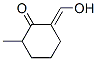Cyclohexanone, 2-(hydroxymethylene)-6-methyl-, (E)- (9CI) 结构式
