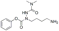 N(alpha)-(N,N-dimethylcarbamoyl)alpha-azalysine phenyl ester 结构式